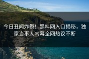 今日丑闻炸裂！黑料网入口揭秘，独家当事人内幕全网热议不断